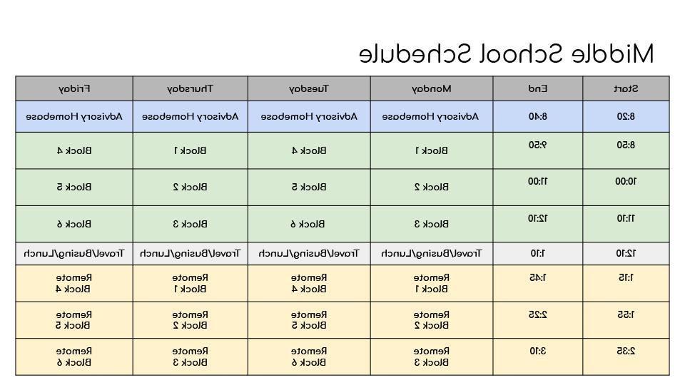 MS hybrid schedule 